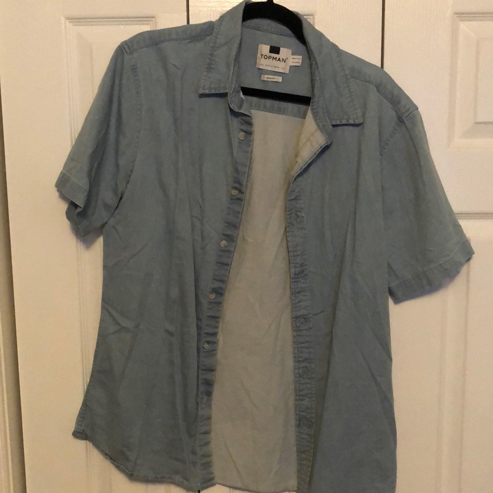 Blue Topman button down